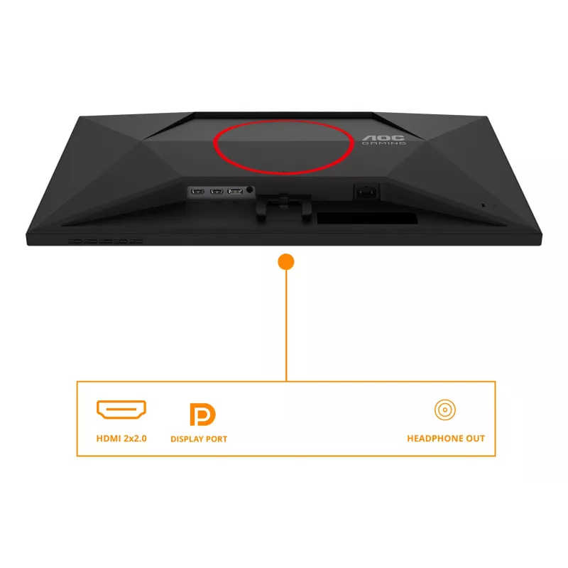 AOC G4 27G4ZRE datora monitors 68.6 cm (27 collas) 1920 x 1080 pikseļi Full HD LED melns, sarkans