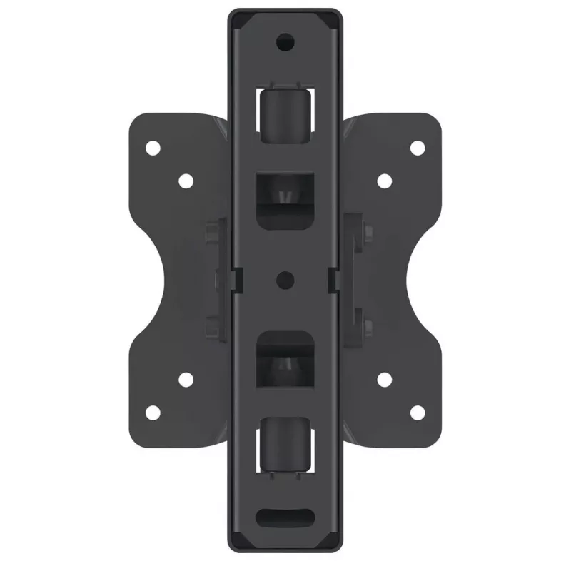 Manhattan sienas stiprinājums televizoriem un monitoriem (pilna kustība), ekrāniem no 13 collām līdz 27 collām, VESA saderība: 75x75 mm un 100x100 mm - pārbaudiet četru montāžas caurumu izmērus ekrāna aizmugurē, lai pārliecinātos par piemērotību, maks. 20 kg, melns, kronšteins
