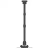 Manhattan sienas stiprinājums televizoriem un monitoriem (pilna kustība), ekrāniem no 13 collām līdz 27 collām, VESA saderība: 75x75 mm un 100x100 mm - pārbaudiet četru montāžas caurumu izmērus ekrāna aizmugurē, lai pārliecinātos par piemērotību, maks. 20 kg, melns, kronšteins