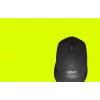 Logitech pele M330 SILENT PLUS — RF bezvadu, labā roka, 1000 DPI, 3 pogas, ritentiņš, melna, darbināma ar baterijām