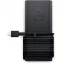 Barošanas adapteris Dell 492-BDQL 65 W iekštelpu klēpjdatora lādētājs, 100–240 V, 1 m kabelis, melns, 112×51 mm