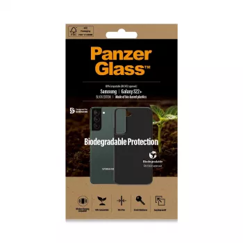 Vāciņš PanzerGlass Samsung Galaxy S22 Plus melns bioloģiski noārdāms
