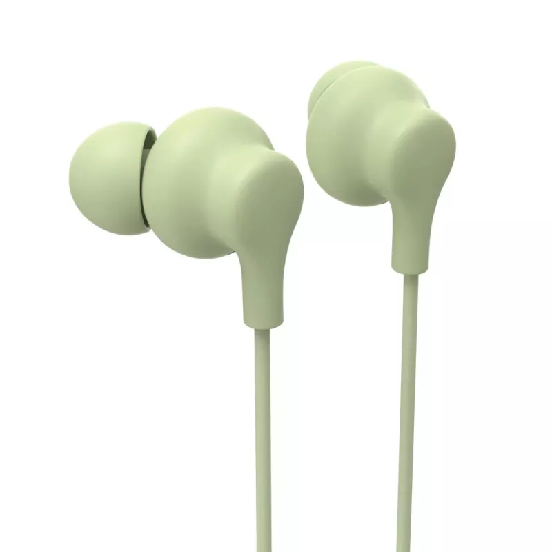 Hama Curly austiņas ar vadu ievietojamās zvaniem/mūzikai USB Type-C gaiši zaļa
