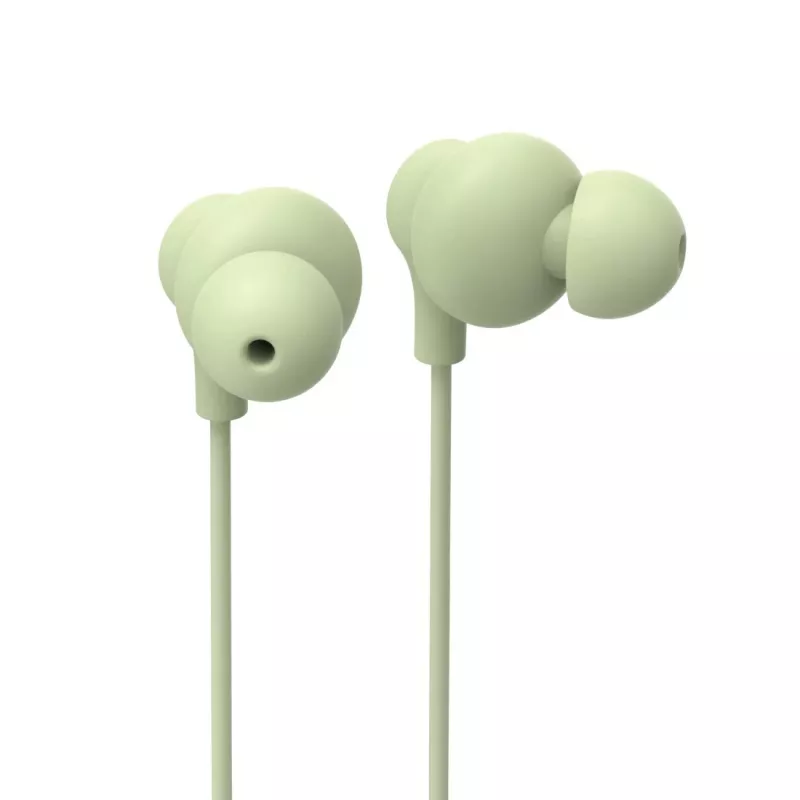 Hama Curly austiņas ar vadu ievietojamās zvaniem/mūzikai USB Type-C gaiši zaļa