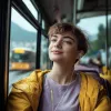 Hama Curly austiņas ar vadu ievietojamās zvaniem/mūzikai USB Type-C gaiši zaļa