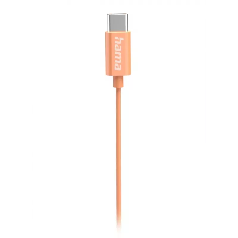Hama Curly Headset Wired In-ear Calls/Music USB Type-C oranža