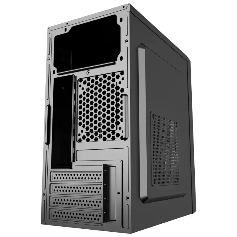 Datora korpuss Gembird CCC-FC-K170, mATX, melns