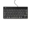 R-Go Tools Ergonomic tastatūra R-Go Compact Break, kompakta tastatūra ar pārtraukumu programmatūru, AZERTY (BE), vadu, melna