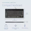 R-Go Tools Ergonomic tastatūra R-Go Compact Break, kompakta tastatūra ar pārtraukumu programmatūru, AZERTY (BE), vadu, melna