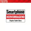 Displex planšetdatora stikls (9H) priekš Samsung Galaxy Tab A8, Eko montāžas rāmis, neplīstošs, īpaši plāns, neredzams