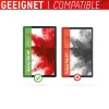 Displex planšetdatora stikls (9H) priekš Samsung Galaxy Tab A8, Eko montāžas rāmis, neplīstošs, īpaši plāns, neredzams