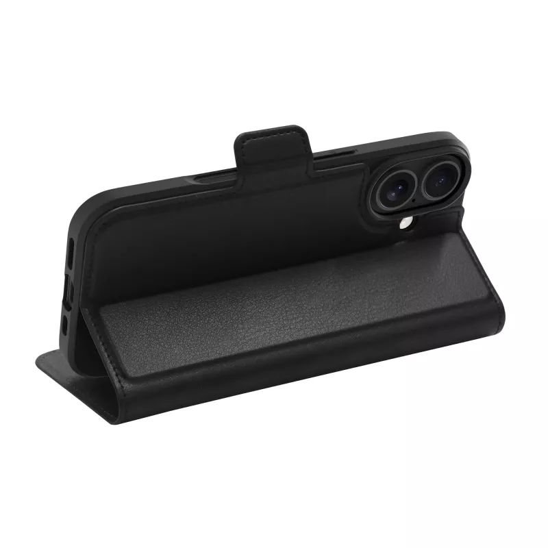 dbramante1928 Flip vāciņš priekš iPhone 17 (6.7 inch) Oslo Pro MS — 17 cm ekrāns, melns, 3 karšu kabatiņas