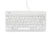 R-Go Tools Ergonomic tastatūra R-Go Compact Break, compact tastatūra with break software, AZERTY (FR), wired, balta