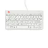 R-Go Tools Ergonomic tastatūra R-Go Compact Break, compact tastatūra with break software, AZERTY (FR), wired, balta