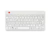 R-Go Tools Ergonomiska tastatūra R-Go Compact Break, kompakta tastatūra ar pārtraukumu programmatūru, AZERTY (FR), Bluetooth, balta