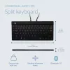 R-Go Tools Ergonomic tastatūra R-Go Split Break with break software, ergonomiska dalītā tastatūra, AZERTY (FR), Bluetooth, melna