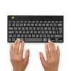 R-Go Tools Ergonomic tastatūra R-Go Compact Break, compact tastatūra with break software, AZERTY (BE), Bluetooth, Melns