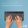 R-Go Tools Ergonomic tastatūra R-Go Compact Break, compact tastatūra with break software, AZERTY (BE), Bluetooth, Melns