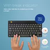 R-Go Tools Ergonomic tastatūra R-Go Compact Break, compact tastatūra with break software, AZERTY (BE), Bluetooth, Melns