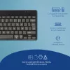 R-Go Tools Ergonomic tastatūra R-Go Compact Break, compact tastatūra with break software, AZERTY (BE), Bluetooth, Melns
