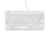 R-Go Tools Ergonomiska tastatūra R-Go Compact Break, kompakta tastatūra ar pārtraukuma programmatūru, AZERTY (BE), vadu, balta