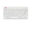 R-Go Tools ergonomiskā tastatūra R-Go Compact Break, kompakta tastatūra ar pārtraukuma programmatūru, AZERTY (BE), Bluetooth, balta