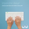 R-Go Tools ergonomiskā tastatūra R-Go Compact Break, kompakta tastatūra ar pārtraukuma programmatūru, AZERTY (BE), Bluetooth, balta