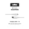 mophie essentials Lightning uz USB-C | uzlādes kabelis (1 m) Balts