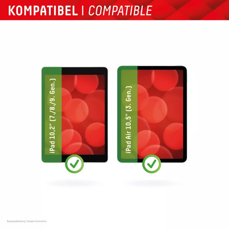 Papīram līdzīgs ekrāna aizsargs Displex TABLET PAPERSENSE planšetdatoriem iPad 7/8/9 Gen. un iPad Air 3, matēts 10,5 collas (26,7 cm), 3H, noņemams