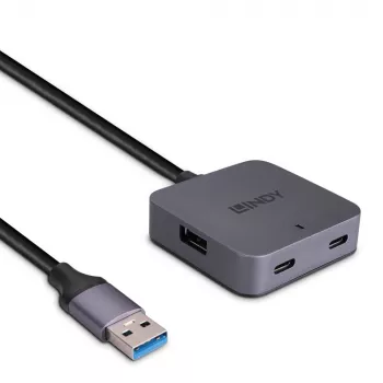 Lindy 5m USB 3.0 centrmezgls ar 4 portiem