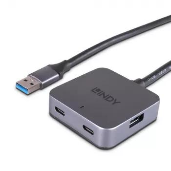Lindy 5m USB 3.0 centrmezgls ar 4 portiem