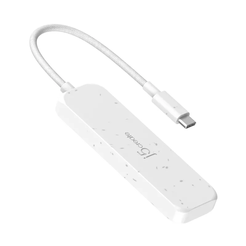 j5create videi draudzīgs USB-C uz 4 portu Type-C Gen 2 centrmezgls