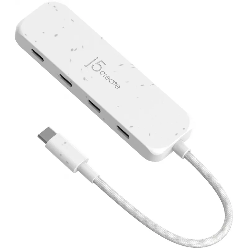 j5create videi draudzīgs USB-C uz 4 portu Type-C Gen 2 centrmezgls