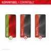 Ekrāna aizsargs e.v.i. Displex Full Cover (10H) Xiaomi 14 Pro, rūdītais stikls, eko montāžas rāmis, melna/caurspīdīga