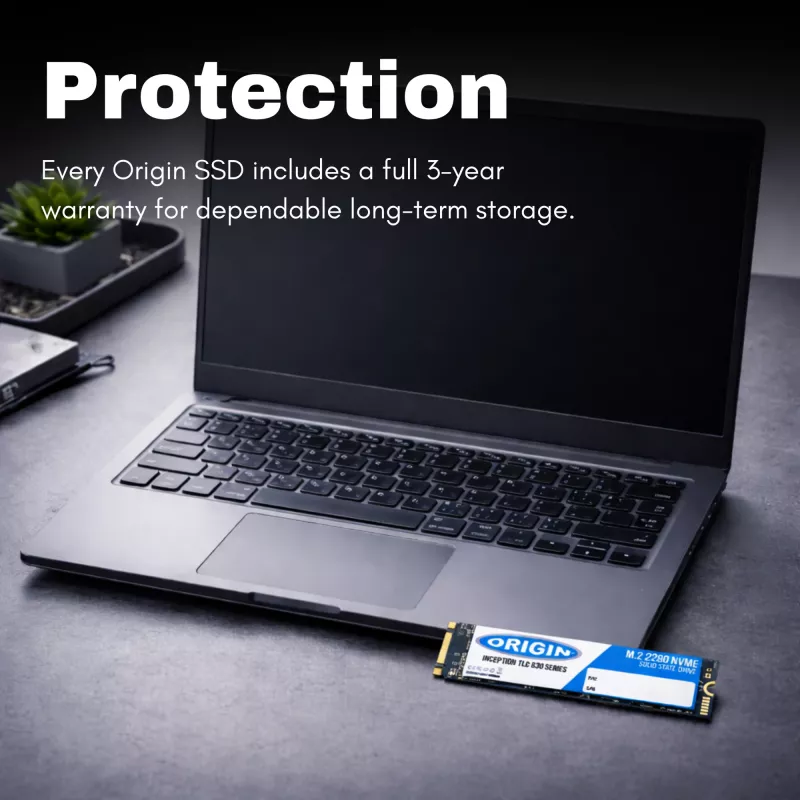 Origin Storage Inception SSD 1TB PCIE 4.0 NVMe M.2 3D TLC 30mm
