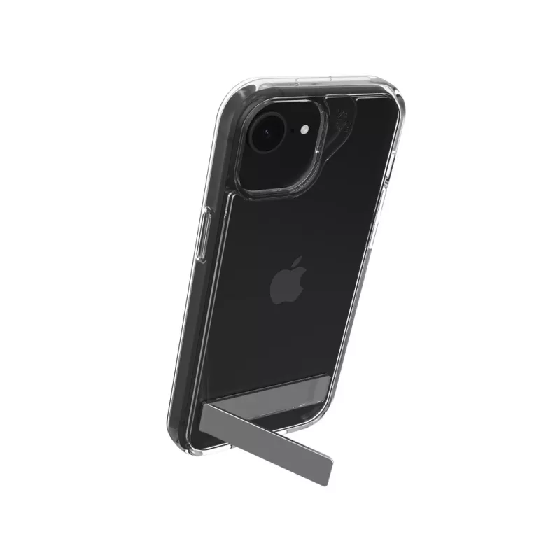 ZAGG Crystal Palace Kickstand vāciņš iPhone 16/15/14/13 Clear