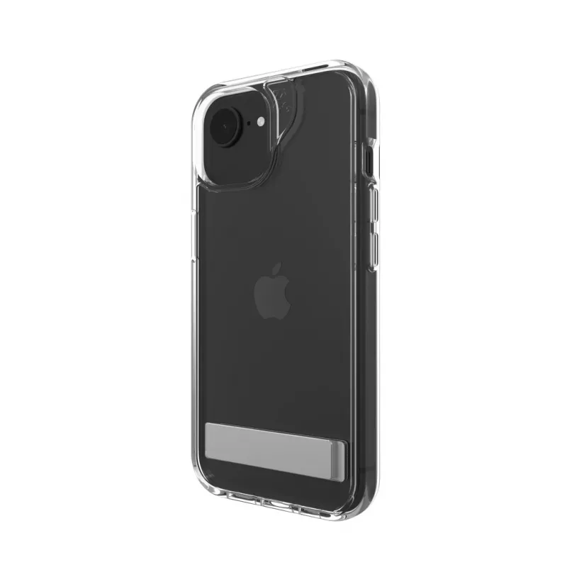 ZAGG Crystal Palace Kickstand vāciņš iPhone 16/15/14/13 Clear