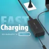 USB-C GaN lādētājs j5create JUP17140 140W PD3.1, iekštelpām, melns, 59×127×30,5 mm