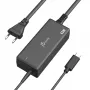 USB-C PD strāvas adapteris j5create JUP1265 — 65 W, iekštelpu, melns, plastmasa, 118×32×50 mm (ES)