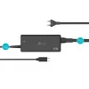 USB-C PD strāvas adapteris j5create JUP1265 — 65 W, iekštelpu, melns, plastmasa, 118×32×50 mm (ES)