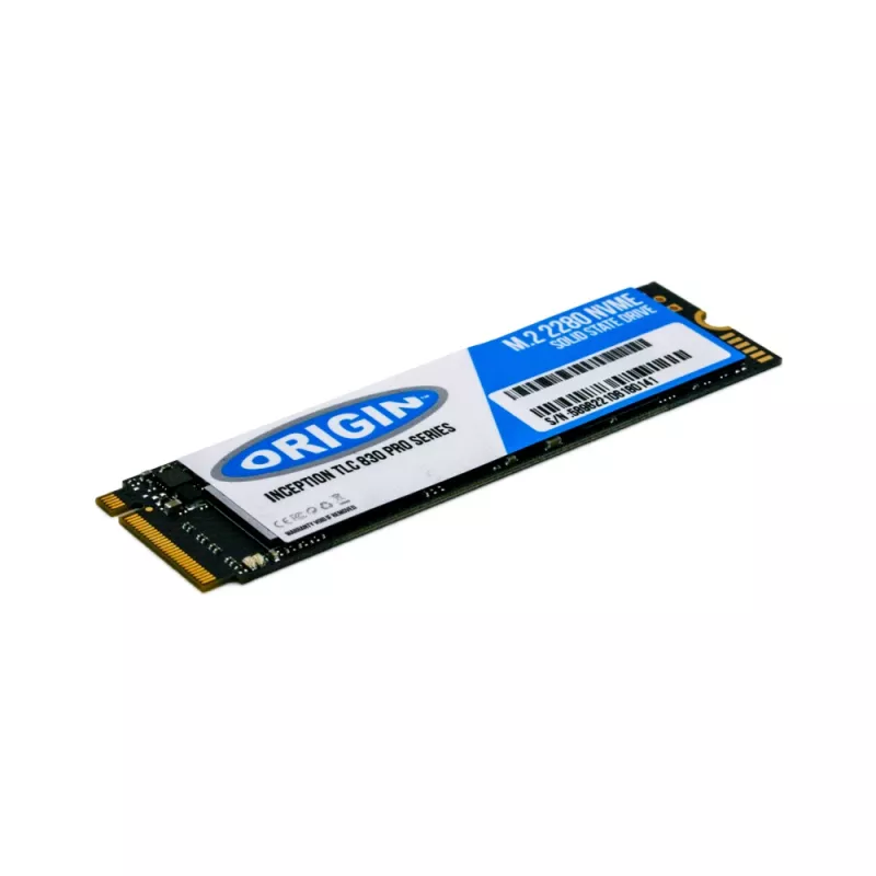 Origin Storage Inception SSD 512GB NVMe M.2 3D TLC 80mm, 512 GB, M.2, 2100 MB/s, 640 Gbit/s