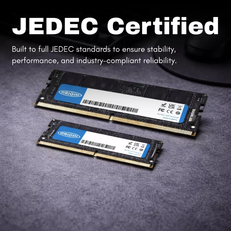 Origin Storage 16GB DDR4 3200MHz RDIMM 2Rx8 ECC 1.2V, 16 GB, 1 x 16 GB, DDR4, 3200 MHz, 288-pin DIMM