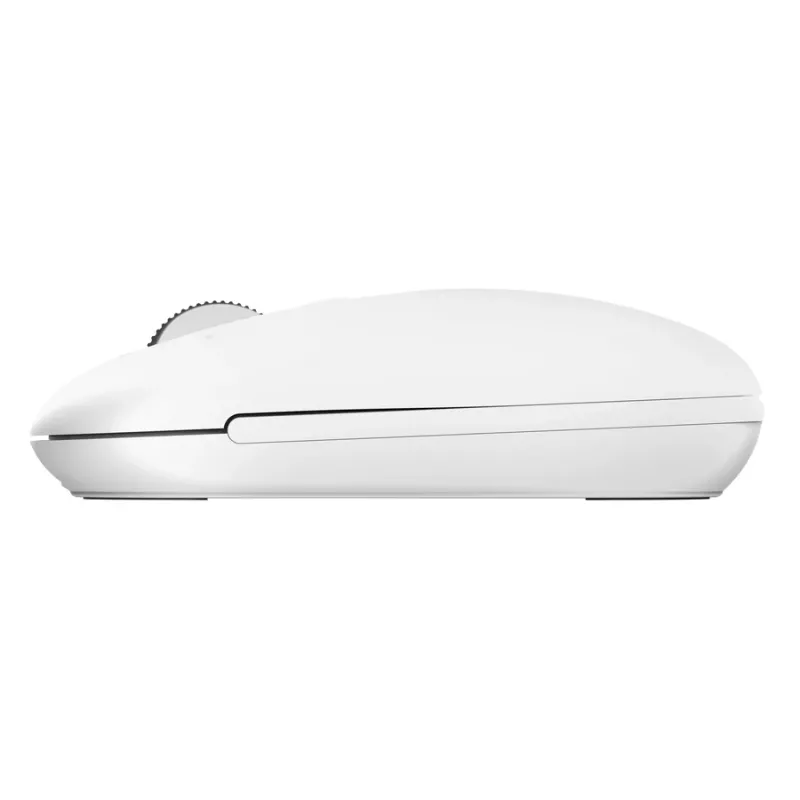 Bezvadu biroja pele TRUST Seron plāns Multi – piemērota abām rokām, RF + Bluetooth, Optiskā 3200 DPI, 7 pogas, balta
