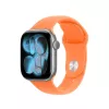 Siksniņa Apple viedpulkstenim 42 mm — Clementine sporta siksniņa (M/L), oranža, plaukstas locītavai 150–200 mm
