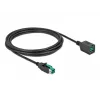 Barošanas USB pagarinātāja kabelis DeLOCK 85982 12V 3m