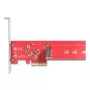 DeLOCK Iekšējais M.2 Adapteris 90889 PCIe 5.0 Sarkans Nerūsējošais tērauds