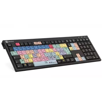 tastatūra LogicKeyboard LKB-PPROCC-BJPU-FR — Pilna izmēra USB vadu AZERTY franču, šķērveida slēdži, 1,5 m kabelis, melns