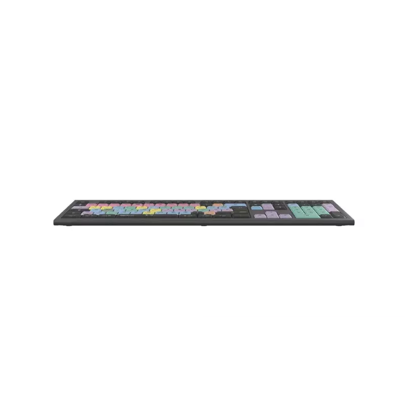 Tastatūra LogicKeyboard LKB-FCPX10-A2M-FR vadu USB AZERTY franču pilnizmēra 105 taustiņi melna