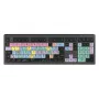 Tastatūra LogicKeyboard LKB-FCPX10-A2M-FR vadu USB AZERTY franču pilnizmēra 105 taustiņi melna