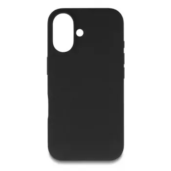 Aizsargājošs silikona Soft-Touch vāciņš iPhone 17 no DELOCK, melns, piemērots 6,3 collu (16 cm) ekrānam